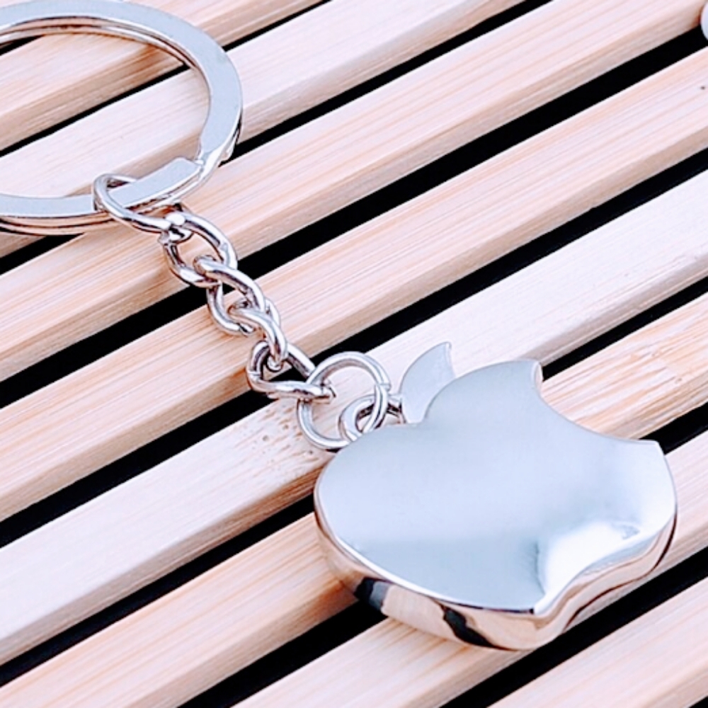 SOLD OUT!📱🍎High Shine Apple Keychain - Picture 2 of 3